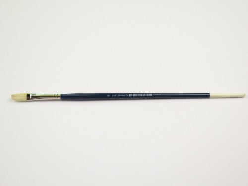 Das S2003f Bristle Flat #6 Artist Brush, versatile for detail and bold strokes in oil and acrylic painting.