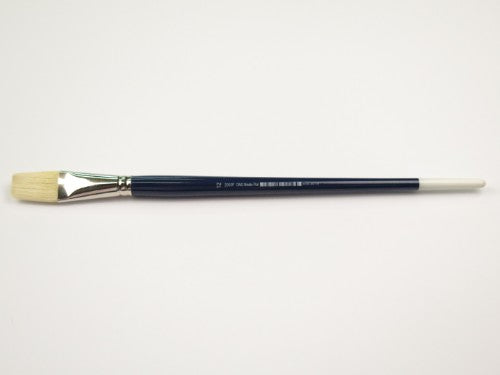 Flat bristle brush #12 for versatile strokes, ideal for acrylic, watercolor, and oil painting. Perfect for artists in Australia.