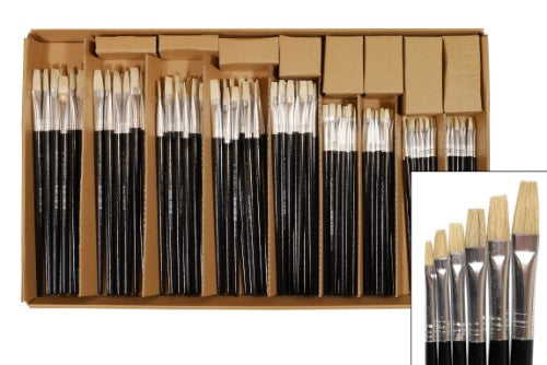 Artist Brush Set - Das 577 with 144 premium brushes for acrylics, watercolors, and oils, ideal for all skill levels.