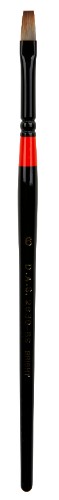 DASS2630 Manglon Bright #6 artist brush with resilient filaments for precision in various painting techniques.