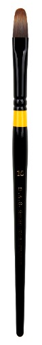 DASS2630 Manglon Filbert #10 Artist Brush with resilient filaments for precision in various painting mediums.