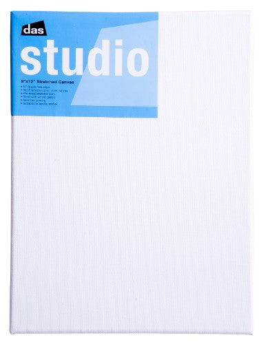 Das Studio 3/4 Artist Canvas 9x12 inches, made from natural cotton, ideal for acrylic and oil painting.
