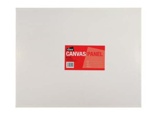 Das Canvas Panel 24x30 inches, premium cotton with acrylic primed surface, ideal for various painting techniques.