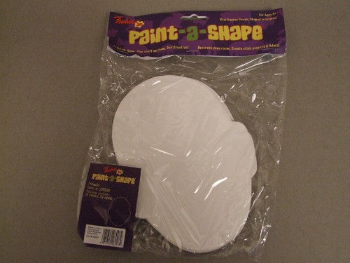 Set of three paintable shape heads for kids to unleash creativity in arts and crafts projects.