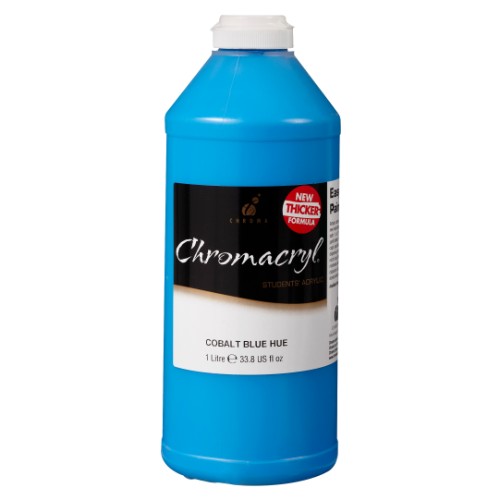 Acrylic Paint - Chromacryl 1lit Cobalt Blue Hue