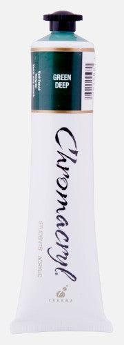 Acrylic Paint - Chromacryl 75ml Green Deep