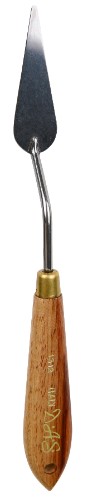 Das 1312 Painting Knife: Italian spring steel blade with ergonomic handle for precise blending in oil and acrylic painting.