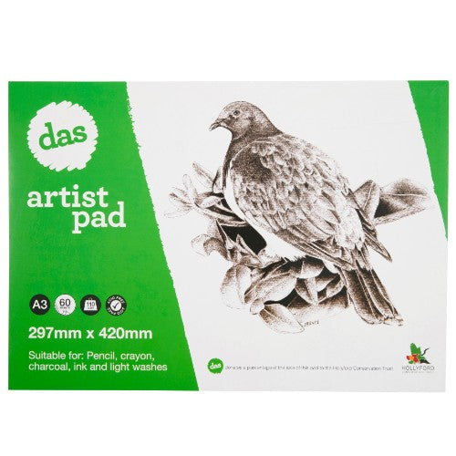 Sketch / Paper Pad - Das Artists Pad (Woodpigeon) 60sht A3
