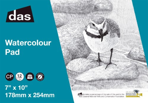 High-quality 300gsm watercolor paper pad with 12 acid-free sheets, ideal for artists of all levels.