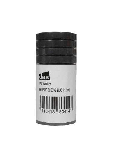 Das Tempera Blocks S0 Black, premium vibrant blocks for artists, offering smooth, opaque colors with excellent lightfastness.