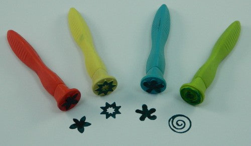 Kids Stamper - Soft Grip Pattern Stampers (4)
