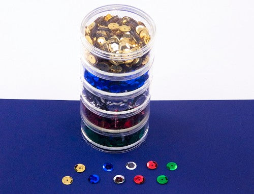 Craft - Stacker Tubs Assorted Sequins