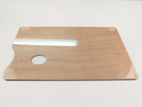 E5312s Wood Palette 20x30 cm, premium wood surface for mixing acrylics and oils, ideal for artists and painting enthusiasts.