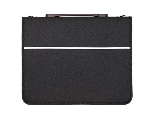 A4 soft cover portfolio with multiple pockets for organizing documents, perfect for artists and professionals.