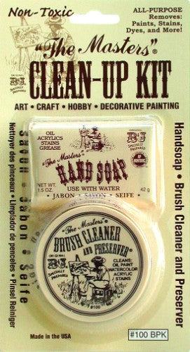 Brush Cleaners - Masters Clean Up Value Kit