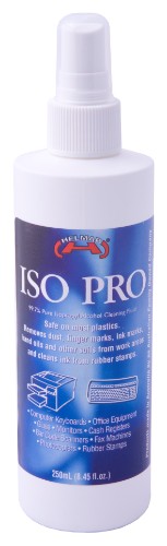 Helmar Isopro Cleaner 250ml bottle for powerful, fast-evaporating cleaning and sanitization for various surfaces.