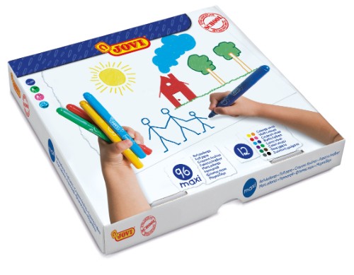 Set of 96 vibrant Jovi washable felt-tip pens, perfect for artistic projects with smooth ink flow and durable tips.