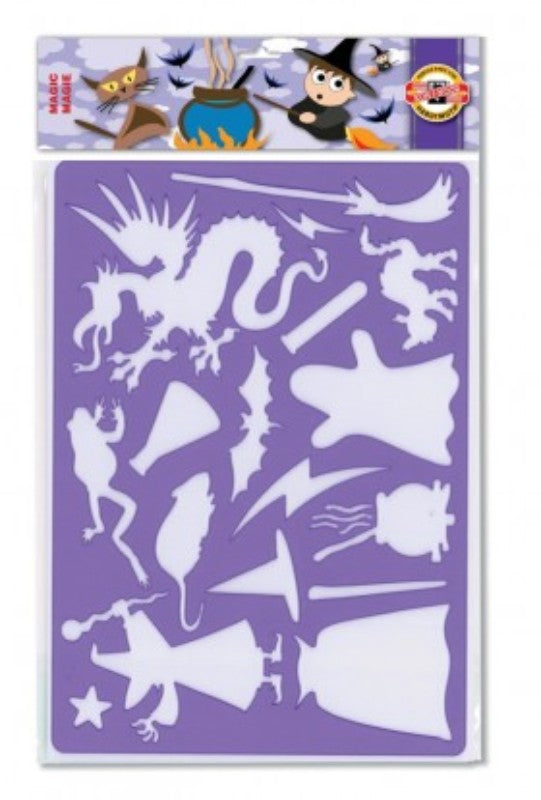 Artist Stencil - Dr'g Template Magic for precise designs in crafts and art on various surfaces.