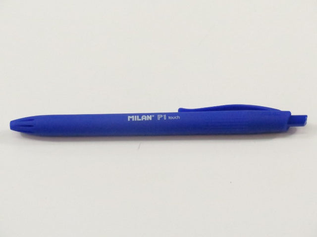 Milan P1 Touch Ballpen in blue with ergonomic grip for comfort and smooth writing, perfect for daily and professional use.