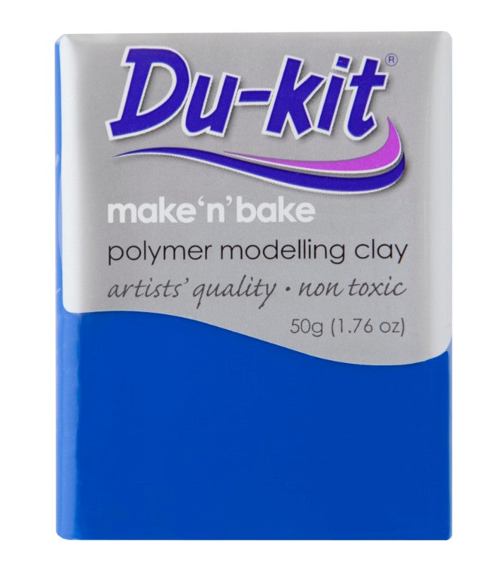 Vibrant Du-Kit 72 Blue modelling clay pack, perfect for creative projects and enhancing kids' fine motor skills.