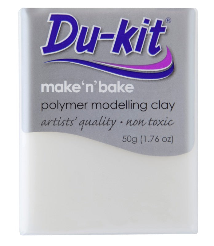 Du-Kit 50g 00 Translucent Modelling Clay for versatile, creative projects with a unique translucent finish.
