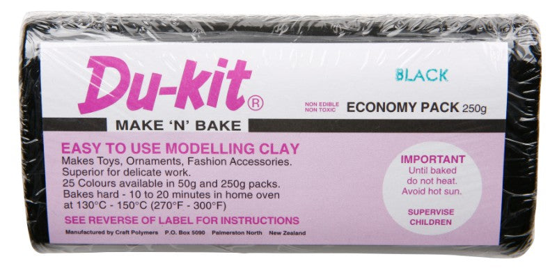 Modelling Clay - Du-Kit 250g Black