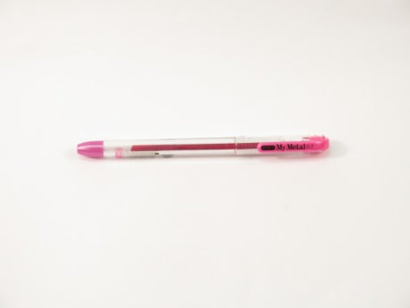 Stylish pink pen with a 0.7mm tip for smooth writing, ideal for notes, sketches, and everyday tasks.