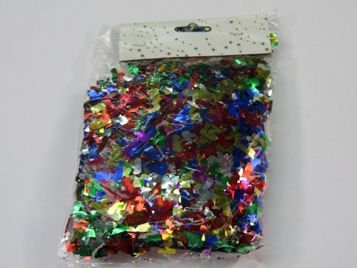 Eco-friendly Recycle Glitter Confetti 90gm pack featuring vibrant multi-color foil shapes, perfect for crafting and celebrations.