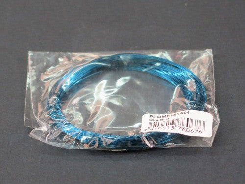 Blue copper wire .32mm thick, 20m long, ideal for DIY, crafting, electrical work, and enhancing projects.