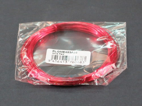 Vibrant red copper wire, 0.32mm thick, 20m long, ideal for DIY crafts, jewelry making, and versatile projects.