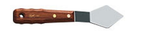 Rgm New Generation Spatula #8001 with stainless steel blade and wooden handle, perfect for flipping and serving food.
