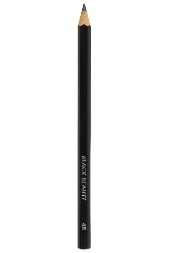 Daler Rowney 874 Black Beauty Pencil, features thick lead for smooth application and rich black pigment for striking artwork.