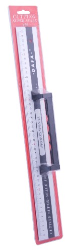 Ruler - Cs-45 Super Cutting Scale 45cm with ergonomic grip and magnetic strips for precision measuring and cutting.