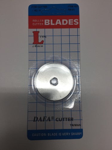 Rb-01 replacement blade for RC-11 Roller Cutter, ensuring precise cuts in DIY, crafts, and industrial applications.