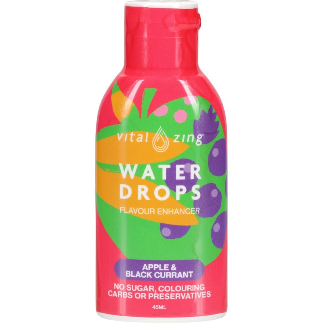 Vital Zing Waterdrops Water Enhancer Apple & Blackcurrant 45mL