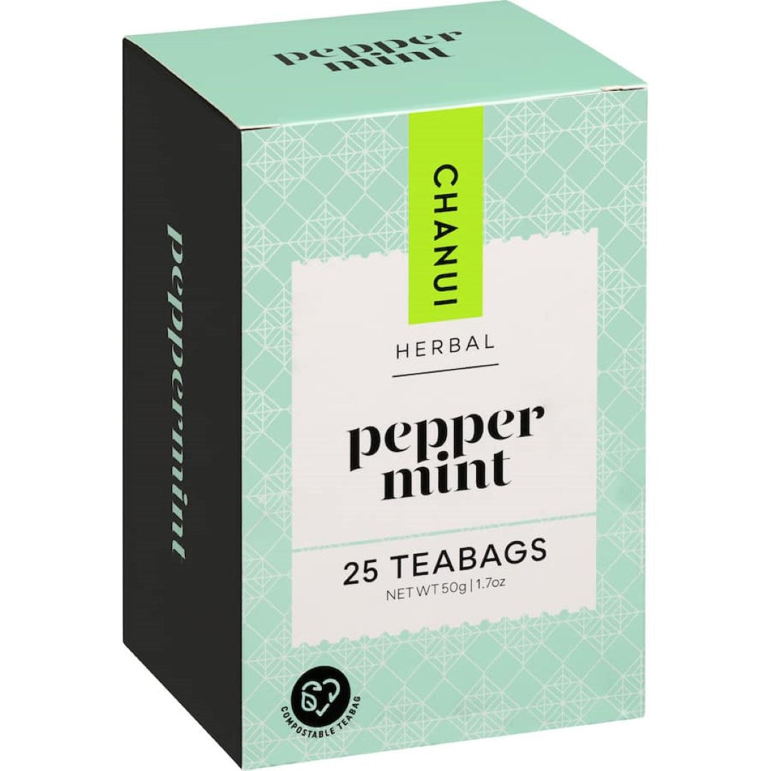 Chanui Peppermint Tea Bags Biodegradable Bags 25pack