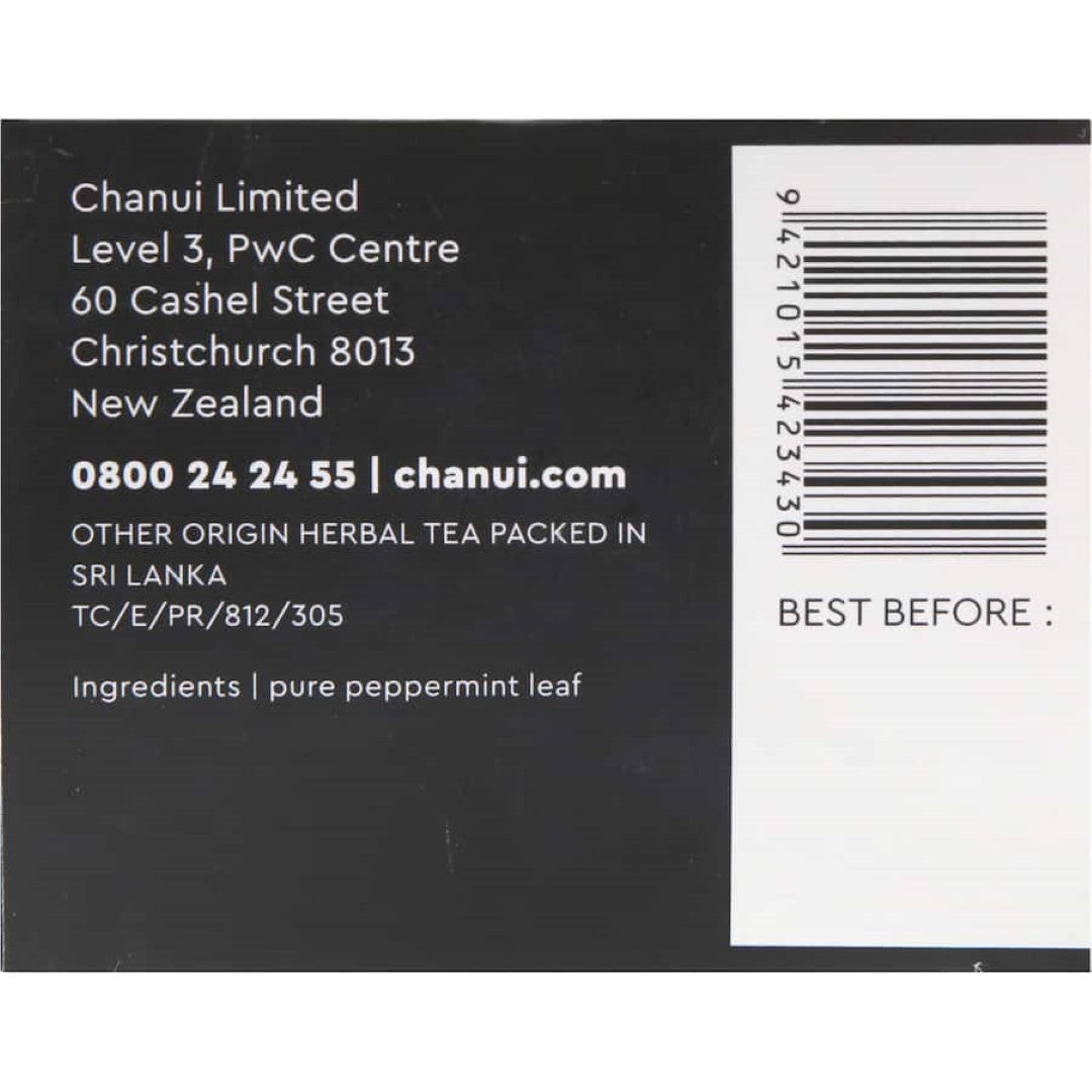 Chanui Peppermint Tea Bags Biodegradable Bags 25pack