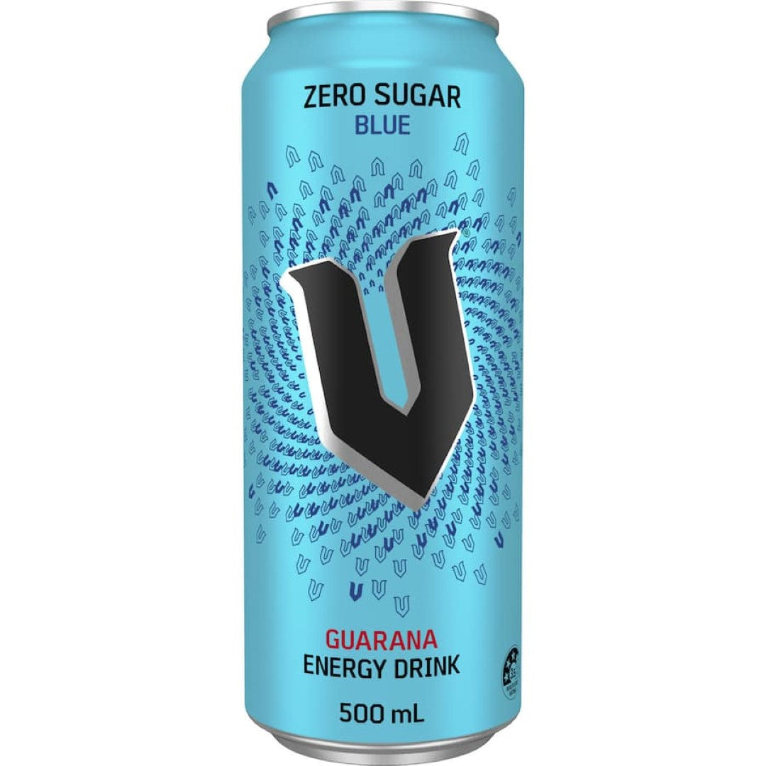 V Blue Energy Drink Sugar Free Single can 500mL