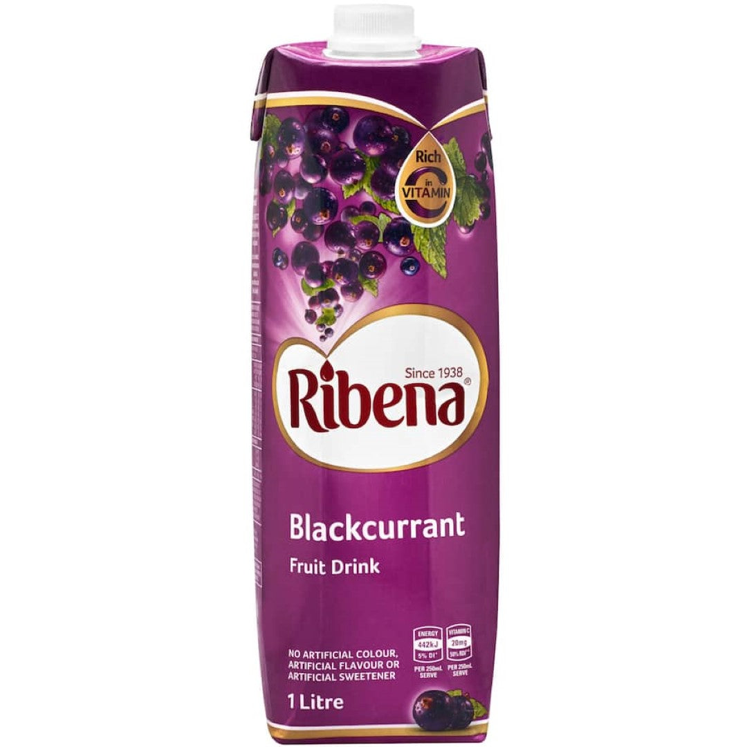 Ribena Fruit Drink Blackcurrant Carton 1L