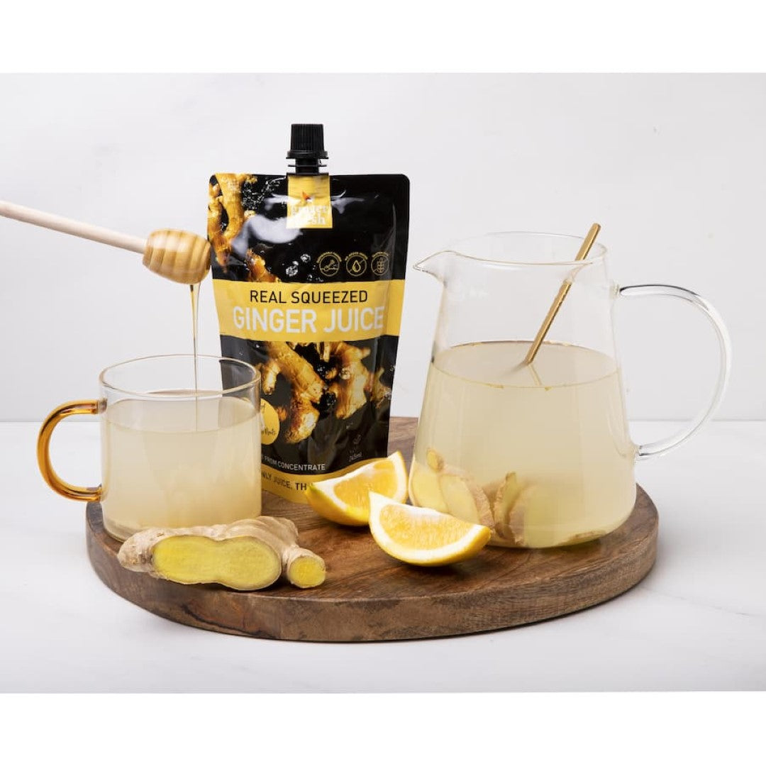 Just Fresh Co Squeezed Fruit Juice Ginger Pouch 245mL