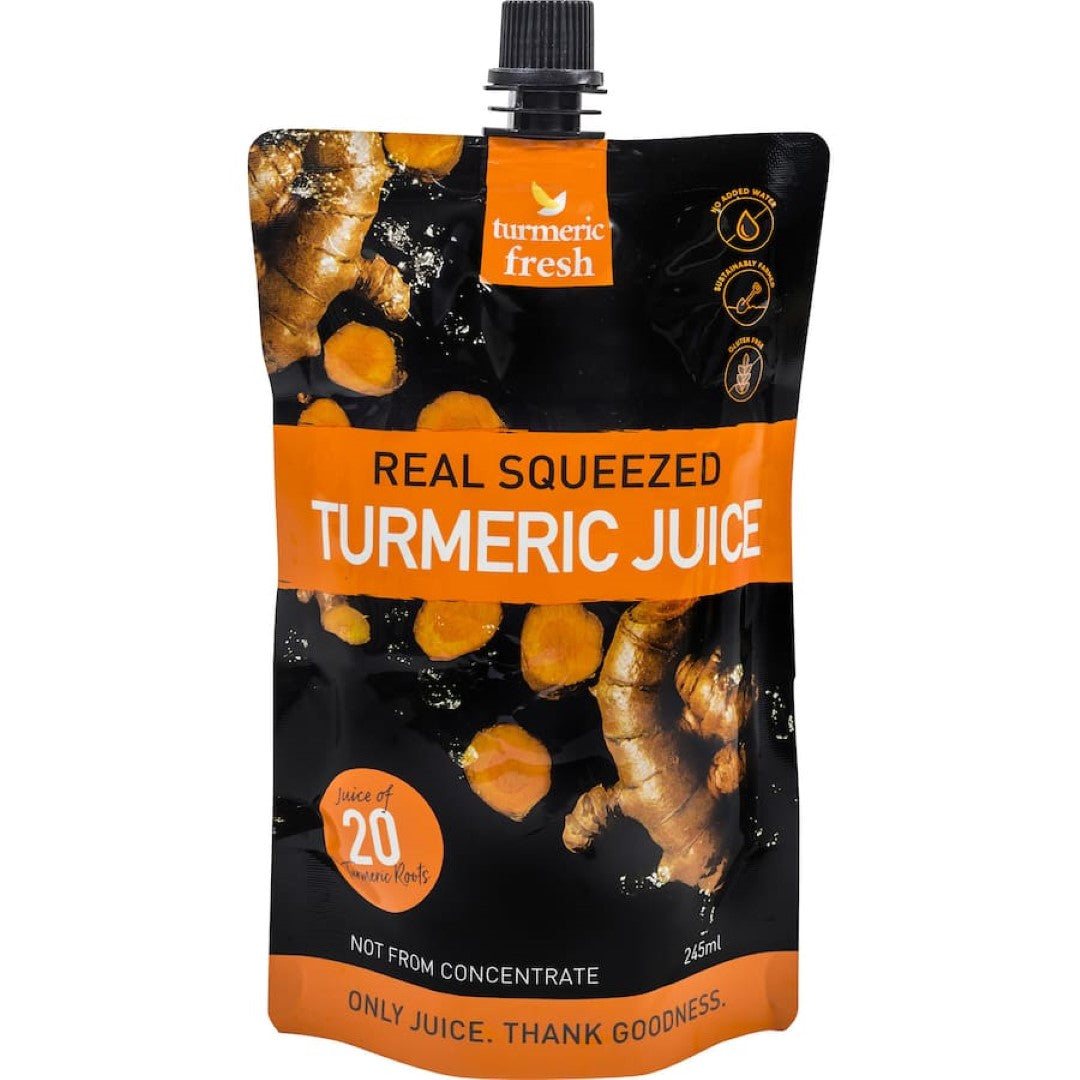 Just Fresh Co Squeezed Fruit Juice Turmeric Pouch 245mL