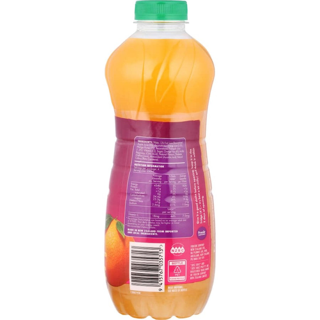 Just Juice Fruit Juice Pulp'd Tropical 1L