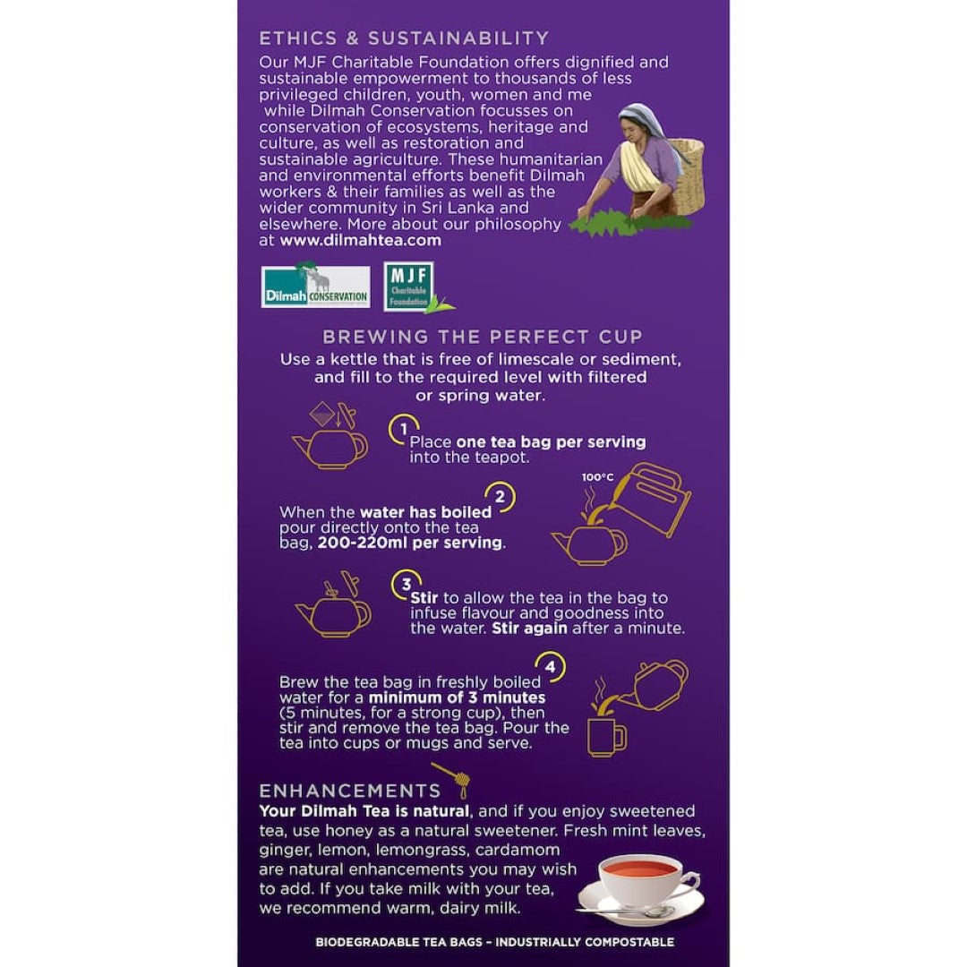 Dilmah Tea Extra Strength Bags 50pack