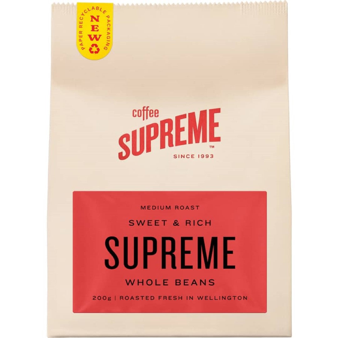 Coffee Supreme Coffee Beans Whole 200g