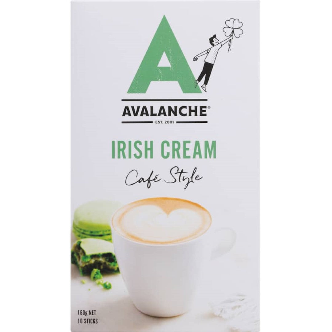 Avalanche Coffee Sachets Irish Cream 10 pack 160g