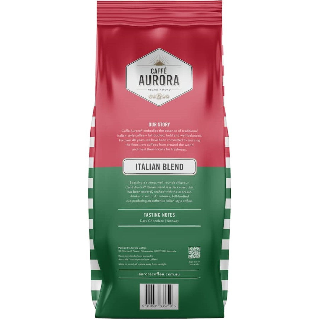 Caffe Aurora Coffee Beans Italian 1kg