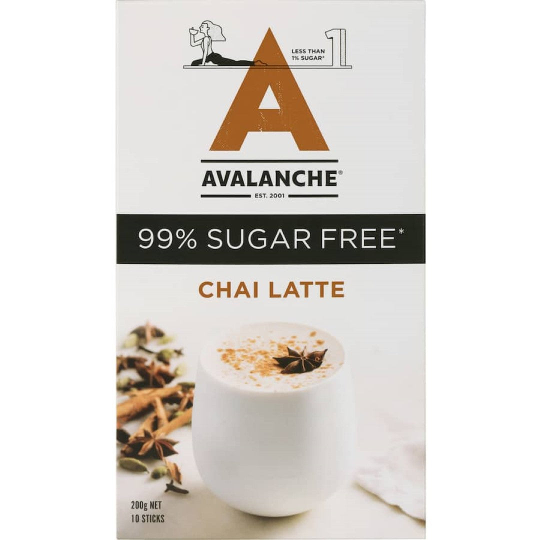 Avalanche Chai Latte 99% Sugar Free 10 pack 200g