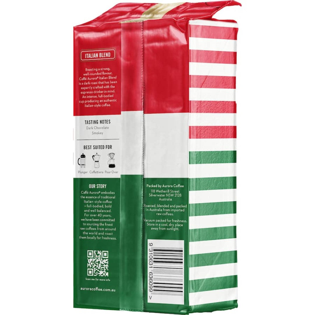 Caffe Aurora Ground Coffee Italian 250g