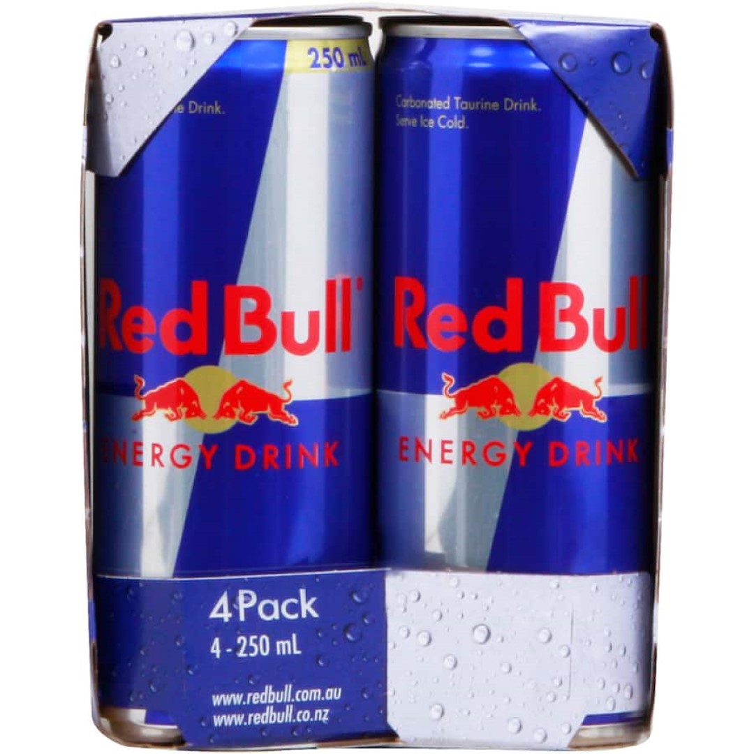 Red Bull Energy Drink 250ml cans 4pack