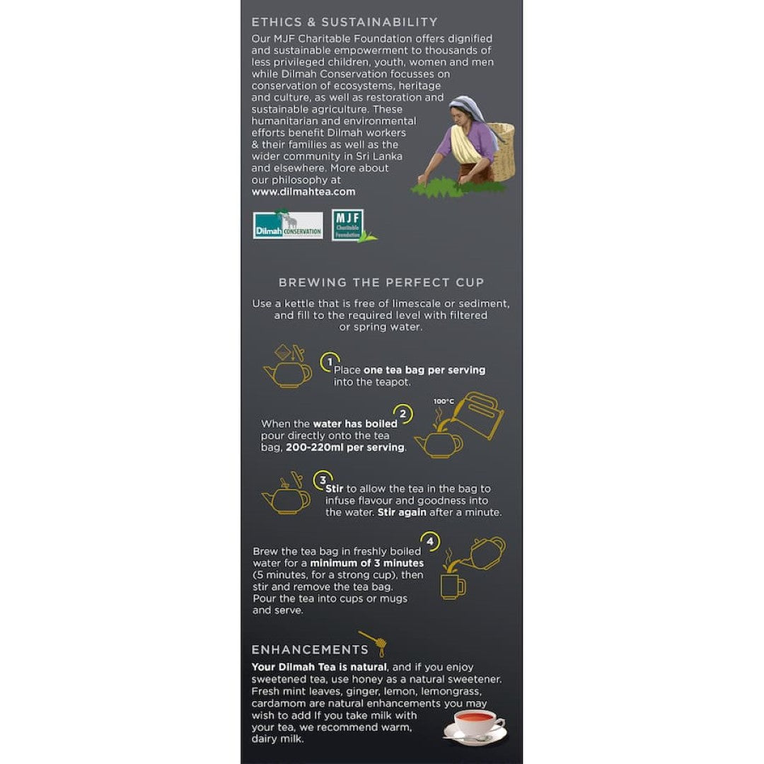 Dilmah Tea Earl Grey Bags 100pack